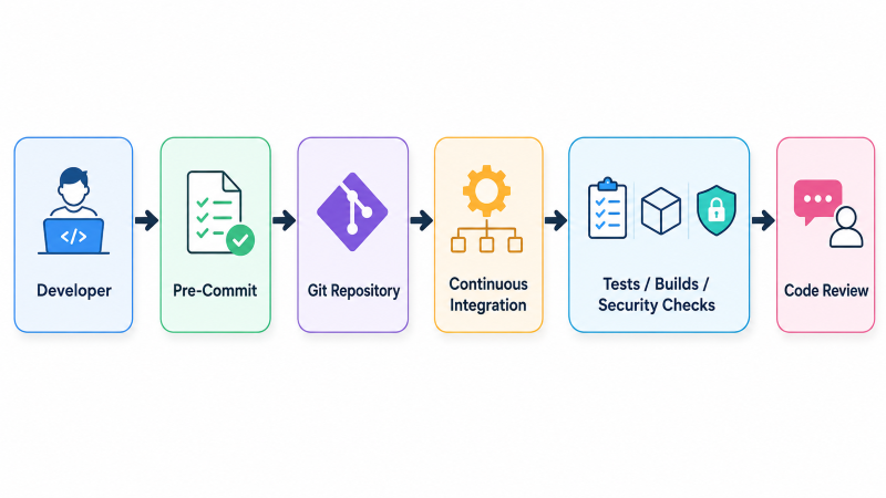 Pre-Commit and CI complement one another