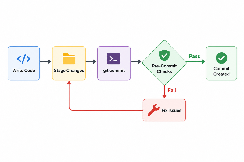 Pre-commit feedback loop